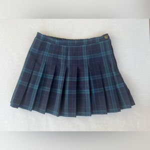 Wild Fable Plaid Skirt : Blue and Green : Size L